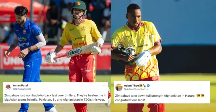 Twitter reactions: Zimbabwe stuns Afghanistan in a last-ball thriller to win the 1st T20I