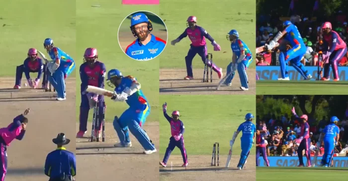 WATCH: Bjorn Fortuin cleans up Kane Williamson with a ripper in the SA20 2025