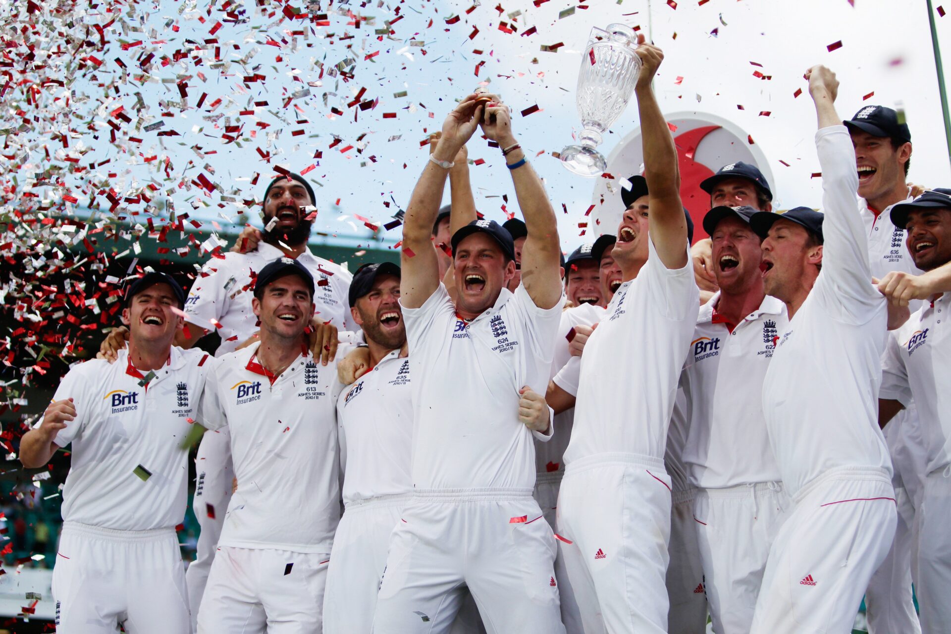 England lifting the 2011 Ashes