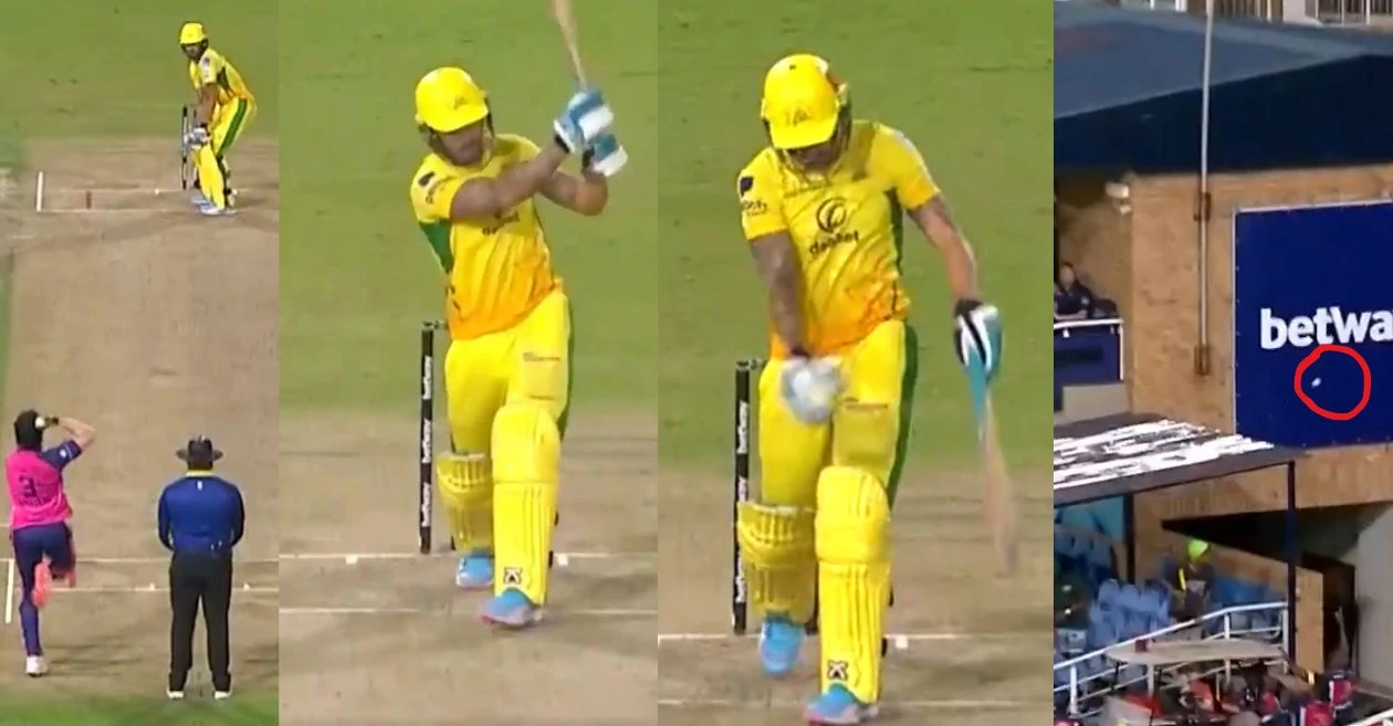 WATCH: Faf du Plessis delivers a savage no-look six against Dayyaan Galiem in SA20 2025