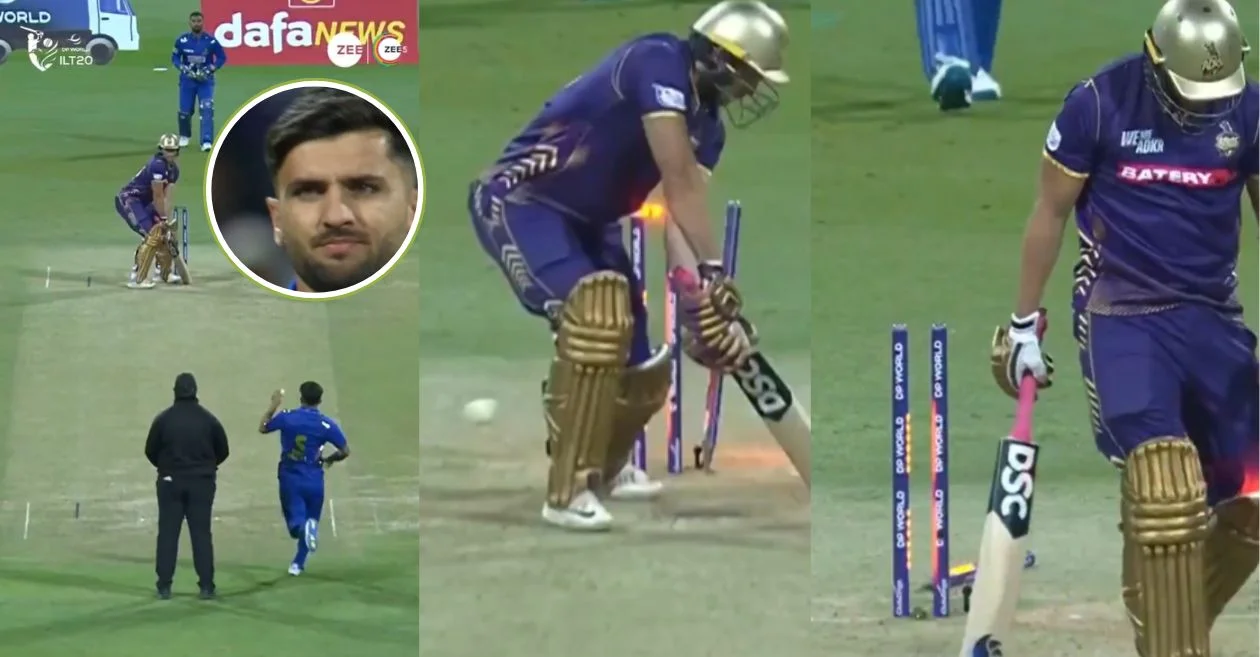 WATCH: Fazalhaq Farooqi sends David Willey packing with a blazing yorker in the ILT20 2025