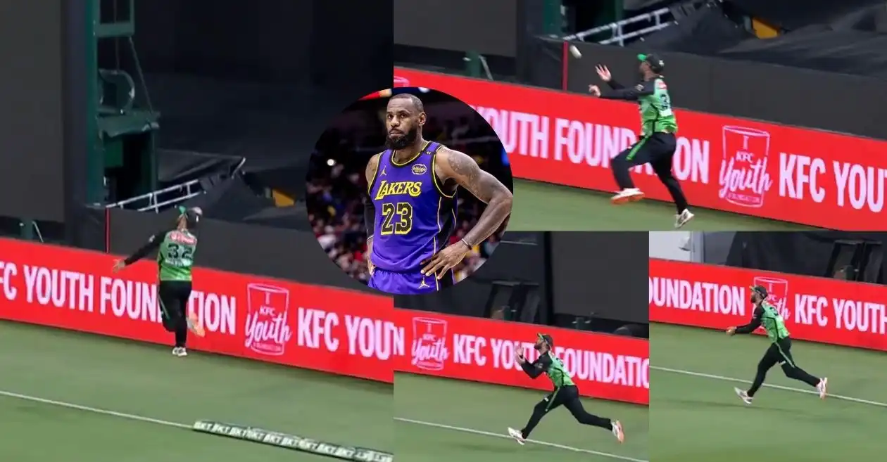 WATCH: Glenn Maxwell does a Lebron James to pluck a one-handed stunner in BBL|14