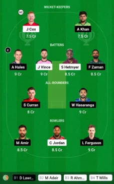 GG vs DV Dream11 Team for today’s match January 14, 0230 pm GMT