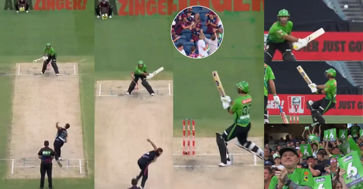 WATCH: Glenn Maxwell executes a flawless reverse ramp shot for a six off Ben Dwarshuis in the Big Bash League 2024-25