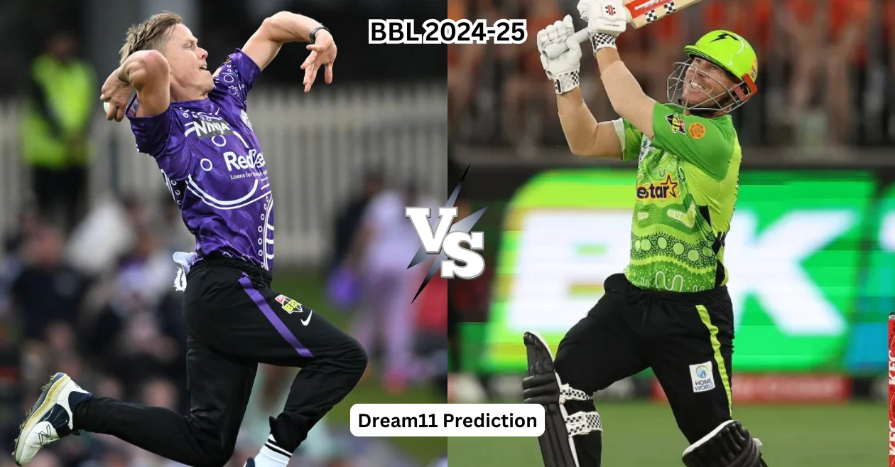 HUR vs THU, BBL|14: Match Prediction, Dream11 Team, Fantasy Cricket Tips & Pitch Report | Hobart Hurricanes vs Sydney Thunder