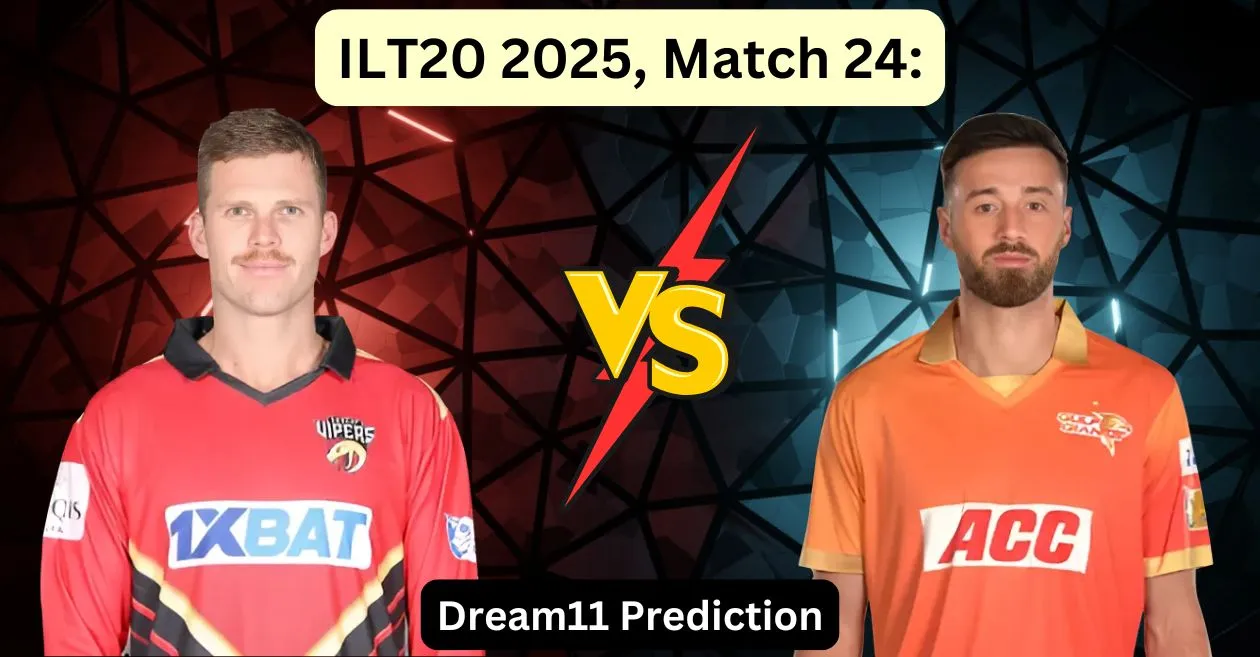 DV vs GG, ILT20 2025: Match Prediction, Dream11 Team, Fantasy Cricket Tips & Pitch Report | Desert Vipers vs Gulf Giants