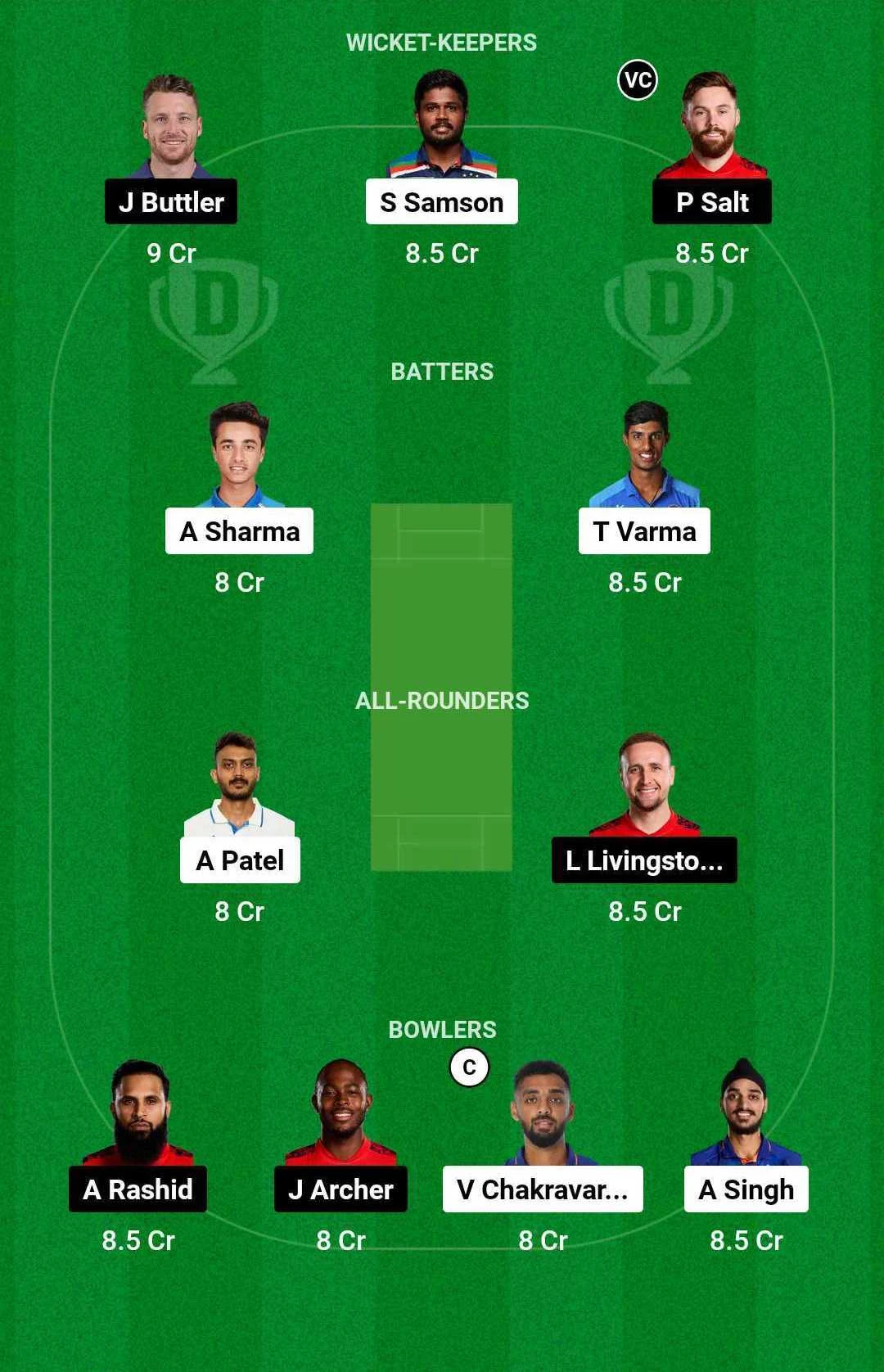 IND VS Eng Dream11 for today's match