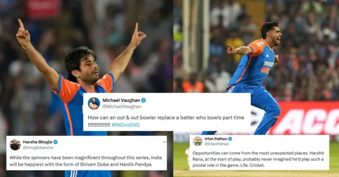 Netizens go berserk as Ravi Bishnoi, Harshit Rana lead India to a series-clinching win over England in 4th T20I