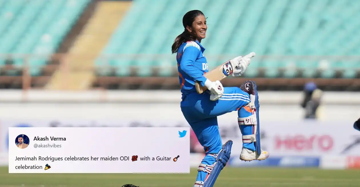 Twitter reactions: Jemimah Rodrigues hits her maiden international century in 2nd ODI – IND vs WI