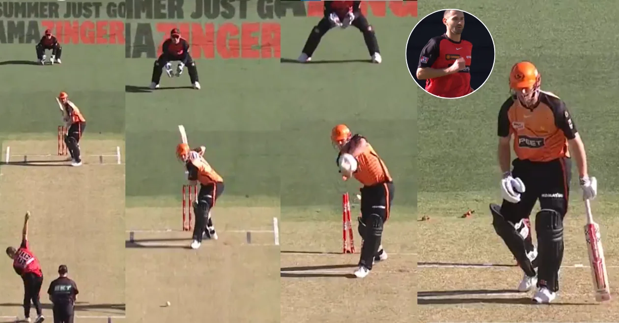 WATCH: Kane Richardson cleans up Ashton Turner with a jaffa in the Big Bash League 2024-25