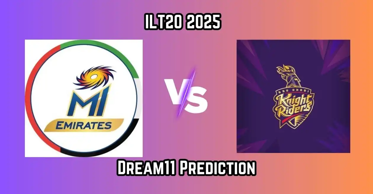 MIE vs ADKR, ILT20 2025: Match Prediction, Dream11 Team, Fantasy Cricket Tips & Pitch Report | MI Emirates vs Abu Dhabi Knight Riders