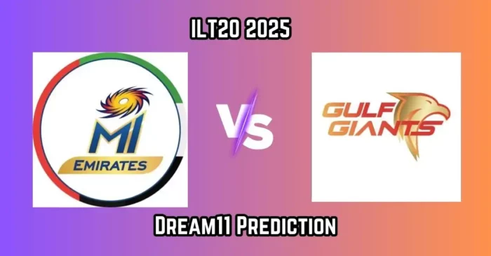 MIE vs GG, ILT20 2025: Match Prediction, Dream11 Team, Fantasy Cricket Tips & Pitch Report | MI Emirates vs Gulf Giants