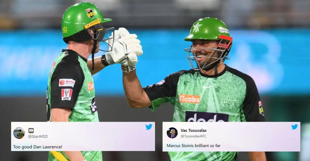 Twitter reactions: Marcus Stoinis, Dan Lawrence shine as Melbourne Stars beat Brisbane Heat to register first win in BBL|14