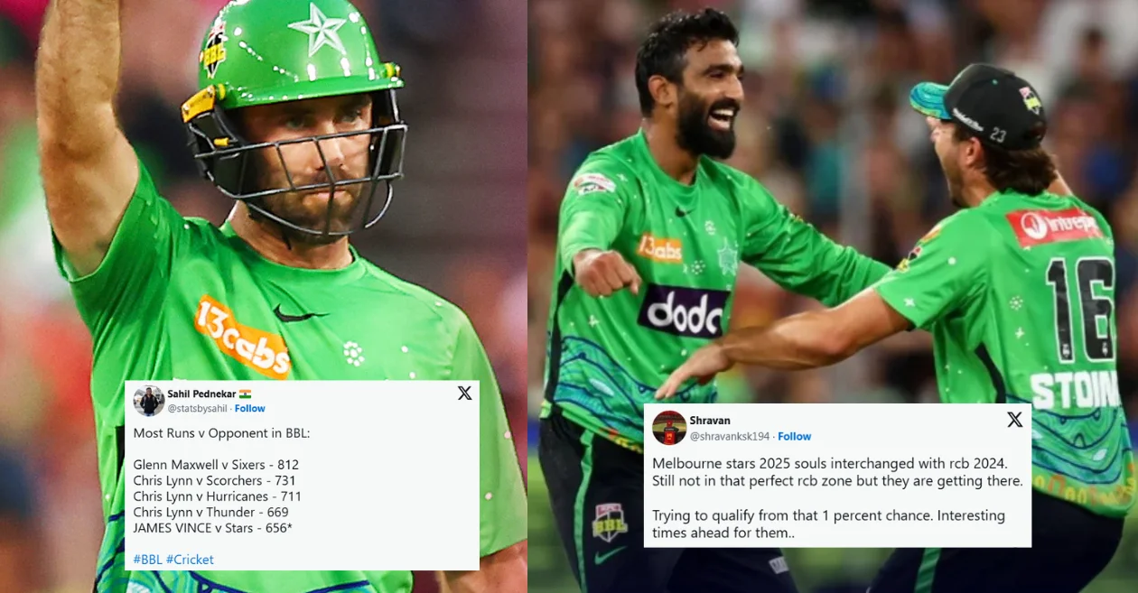 BBL|14 [Twitter Reactions]: Glenn Maxwell’s explosive knock powers Melbourne Stars to a thrilling last-over victory against Sydney Sixers