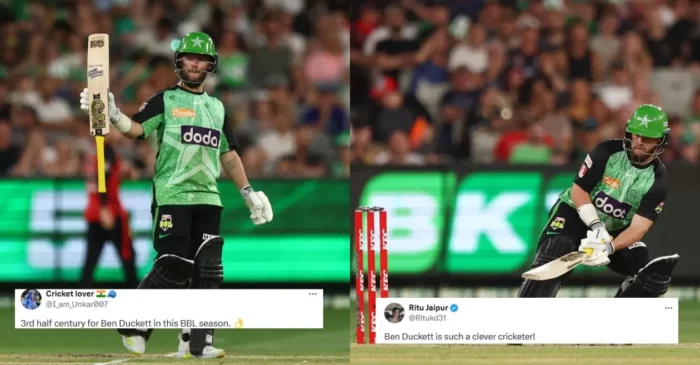 Twitter reactions: Stars triumph over Renegades as Ben Duckett shines in Melbourne derby clash of BBL 2024-25