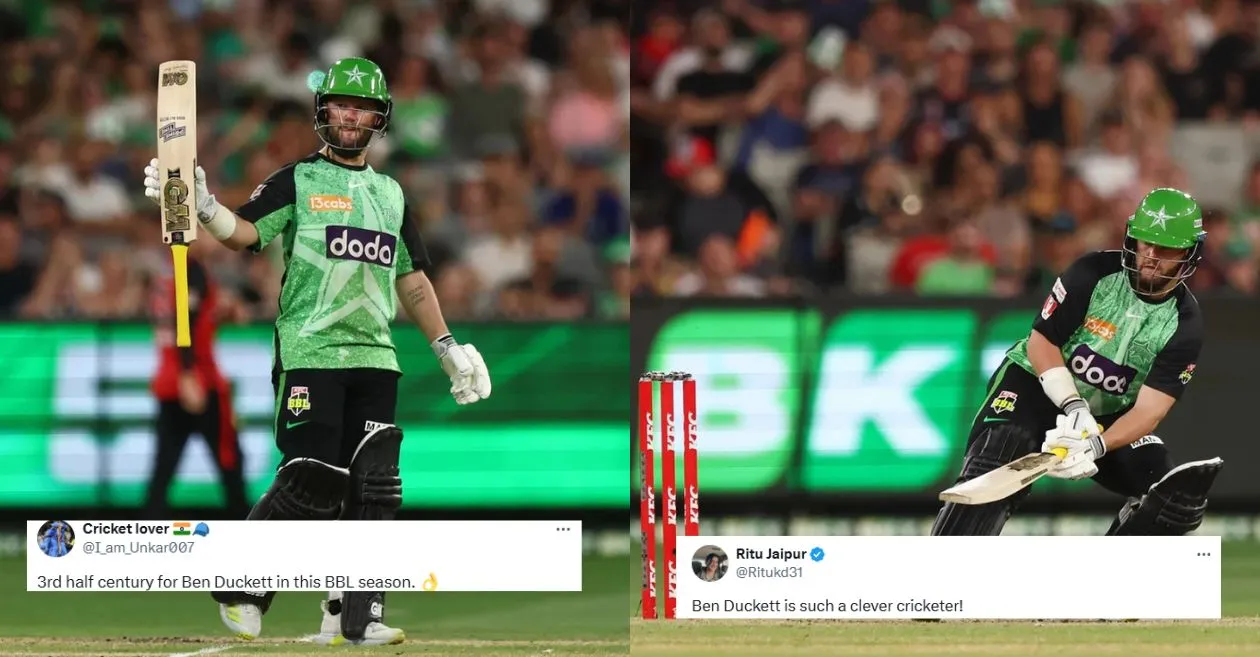 Twitter reactions: Stars triumph over Renegades as Ben Duckett shines in Melbourne derby clash of BBL 2024-25