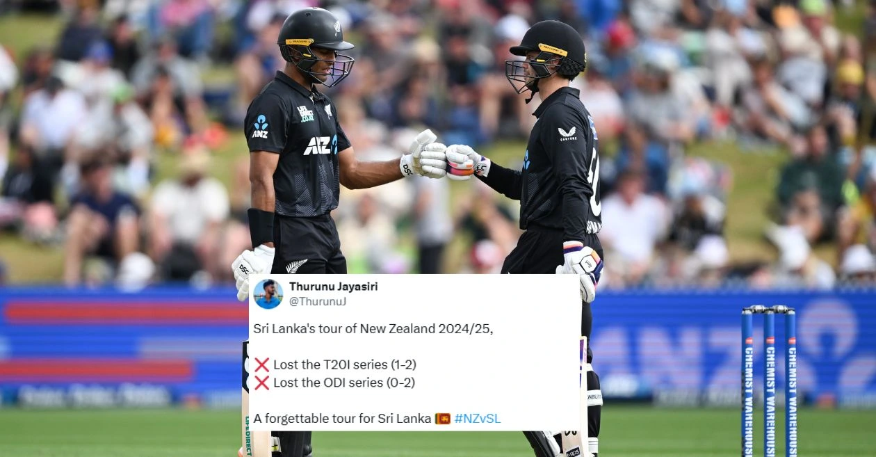 Twitter reactions: Rachin Ravindra and Mark Chapman power New Zealand to a 2-0 series lead over Sri Lanka in the ODIs