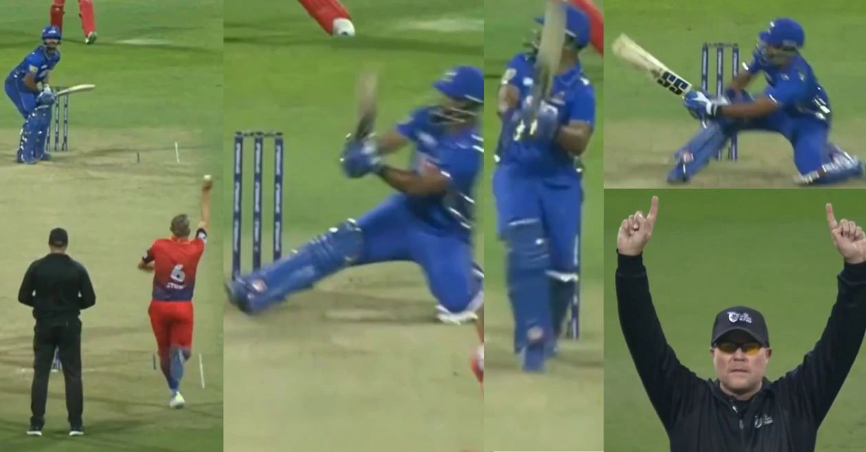 WATCH: Nicholas Pooran tonks Olly Stone for an incredible hat-trick of sixes in ILT20 2025