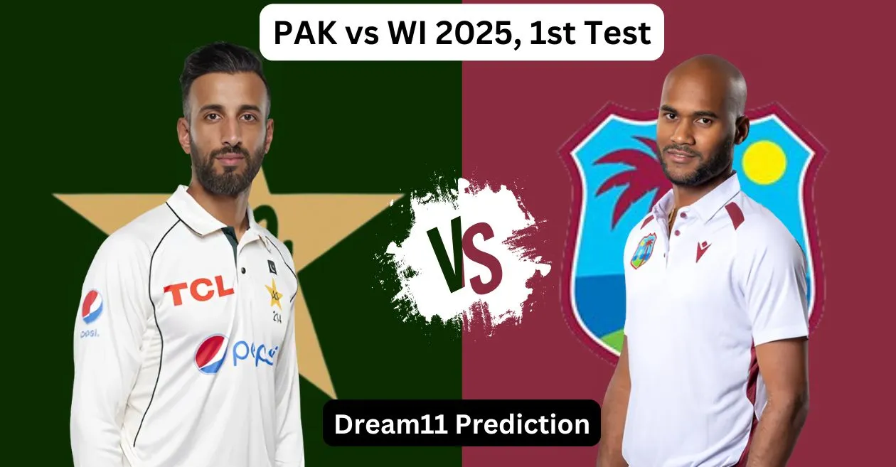 PAK vs WI 2025, 1st Test: Match Prediction, Dream11 Team, Fantasy Tips & Pitch Report | Pakistan vs West Indies