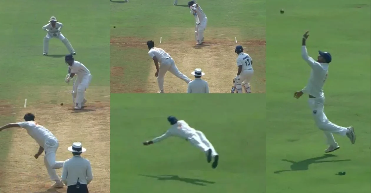 WATCH: 40-year-old Paras Dogra takes a one-handed screamer to dismiss Ajinkya Rahane in Ranji Trophy 2024-25