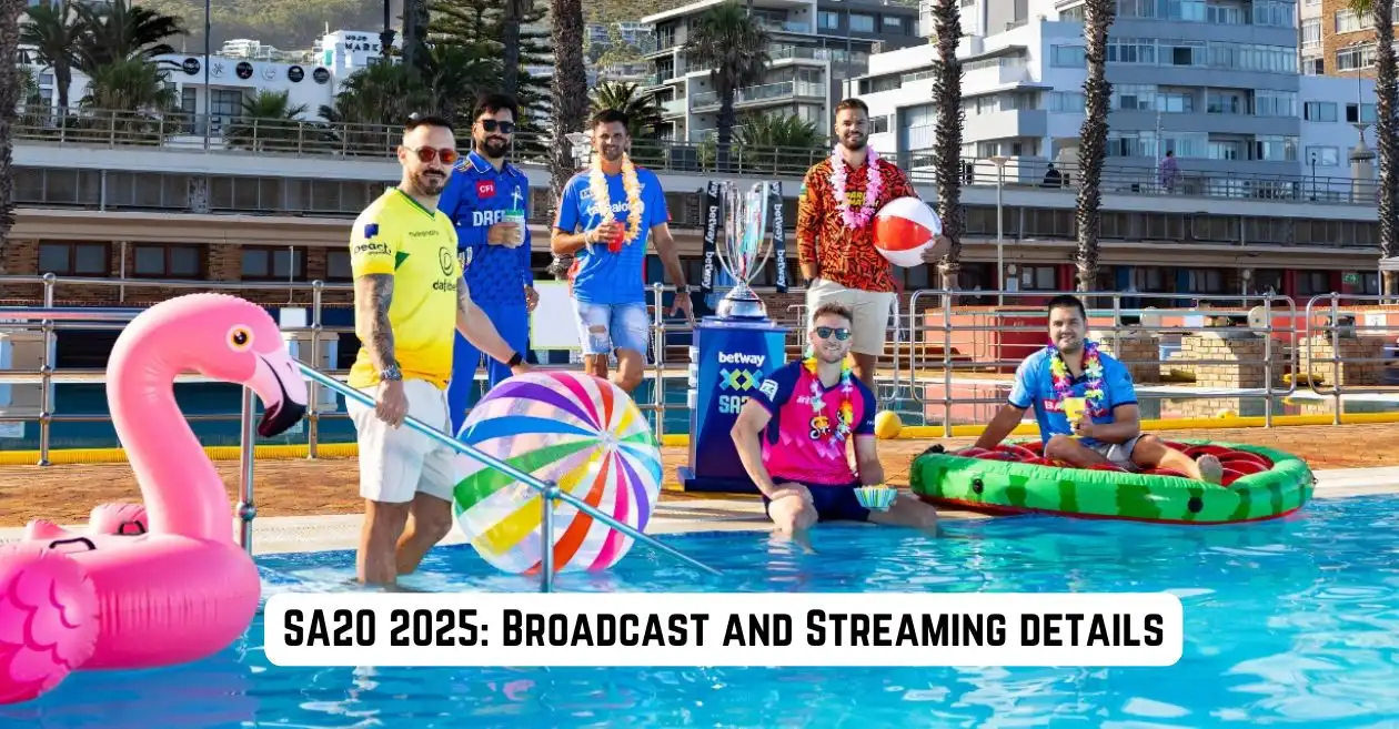 SA20 2025: TV channels, live streaming details – When and where to watch in India, Australia, USA, UK & other countries