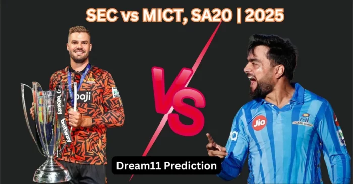 SEC vs MICT, SA20 2025: Match Prediction, Dream11 Team, Fantasy Cricket Tips & Pitch Report | Sunrisers Eastern Cape vs MI Cape Town