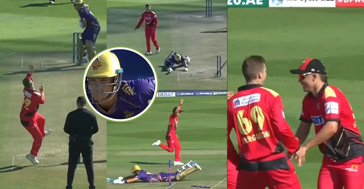 WATCH: Sam Curran hits a bulls eye to dismiss Michael Pepper in the ILT20 2025