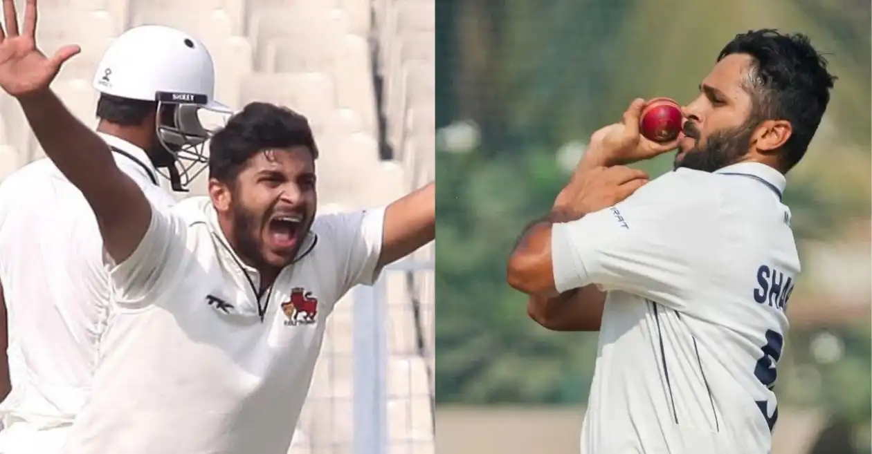 WATCH: Shardul Thakur scripts history with a sensational hat-trick in Ranji Trophy – Mumbai vs Meghalaya