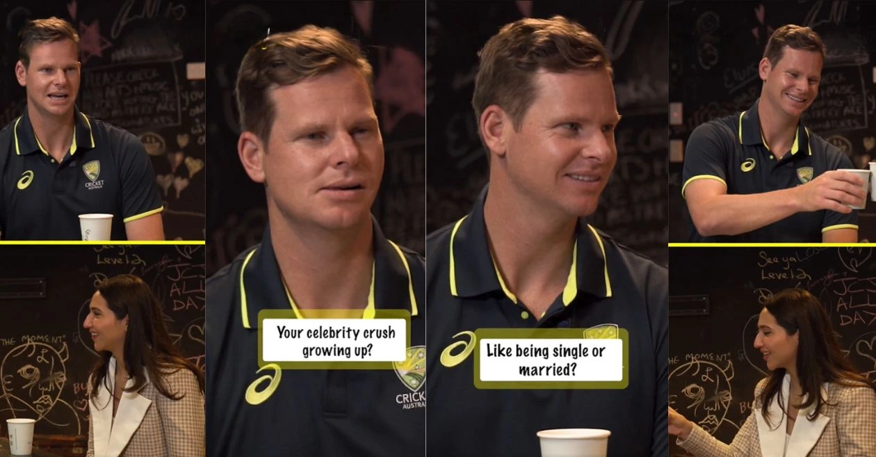 Steve Smith reveals his life beyond cricket with some crazy picks in a fun session with Sahiba Bali