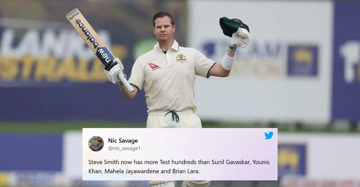 SL vs AUS 2025: Fans go wild as Steve Smith hits his 35th century on Day 1 of the first Test