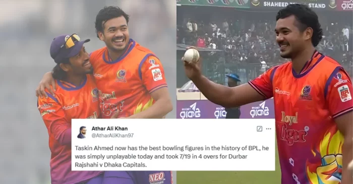 Fans erupt as Taskin Ahmed creates history in BPL 2024-25; breaks Mohammad Amir’s record