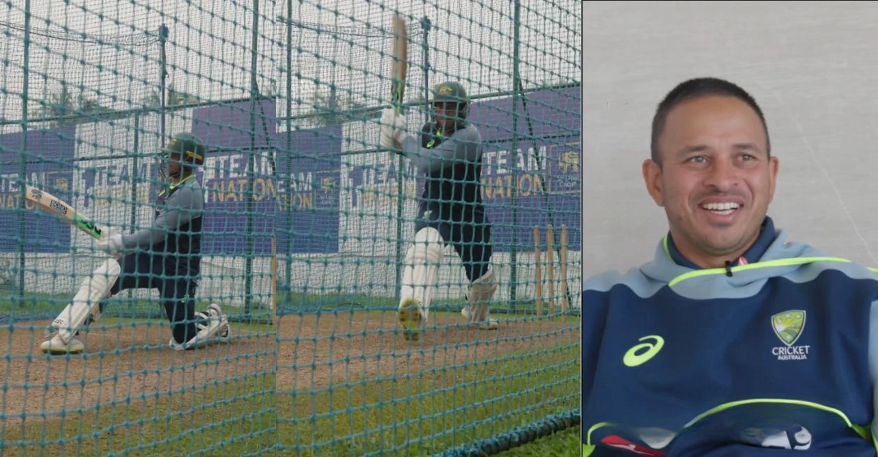 WATCH: Usman Khawaja responds to Sam Konstas over reverse sweep jibe during net practice session before 1st Test against Sri Lanka