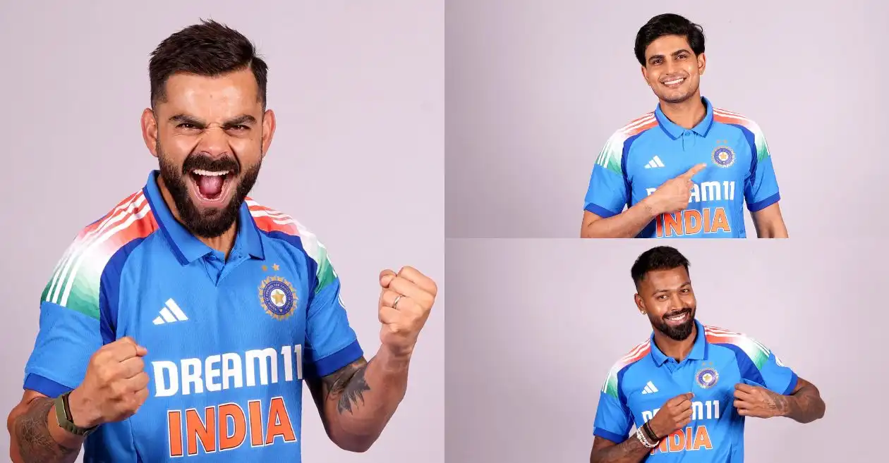 Virat Kohli, Shubman Gill and others flaunt style as BCCI unveils Team India’s new Tri-Coloured theme jersey