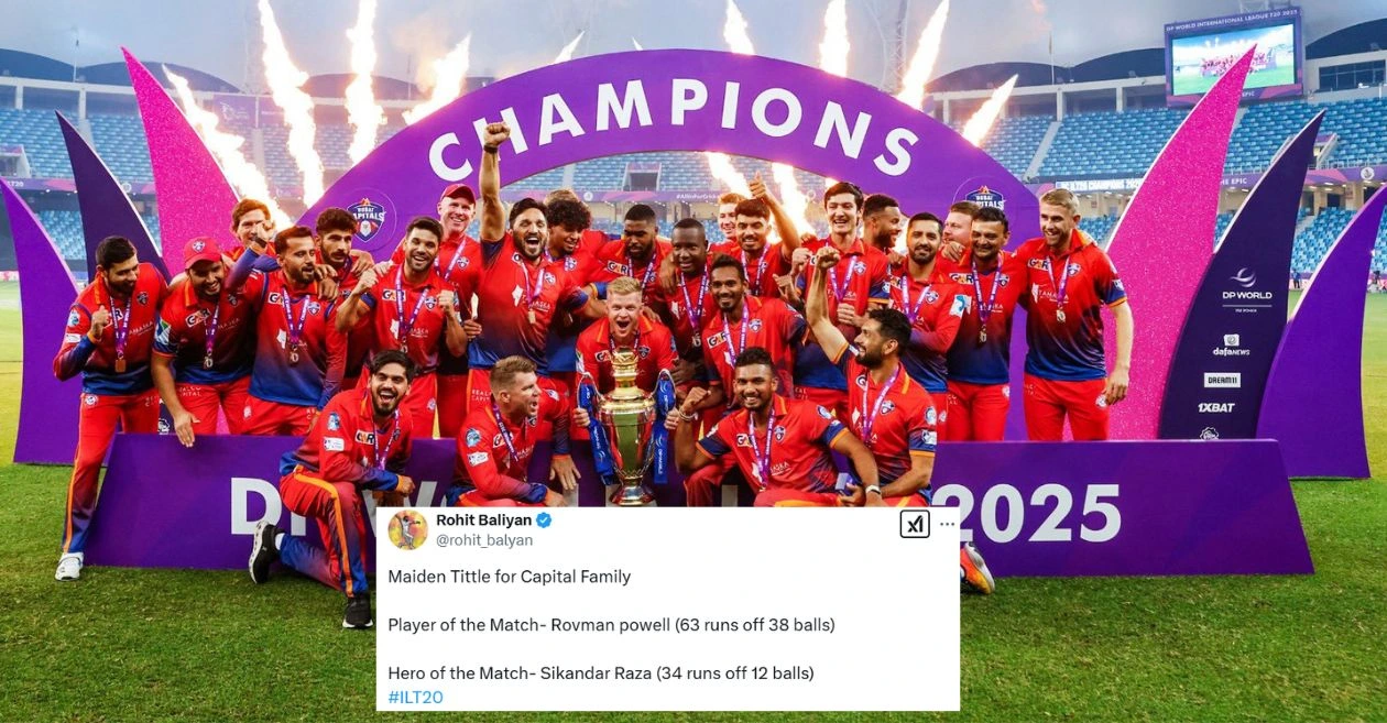 Twitter reactions: Rovman Powell sizzles as Dubai Capitals beat Desert Vipers in a thriller to clinch ILT20 2025 title