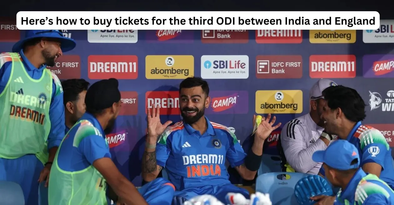 IND vs ENG 2025: Here’s how to buy tickets for the third ODI between India and England