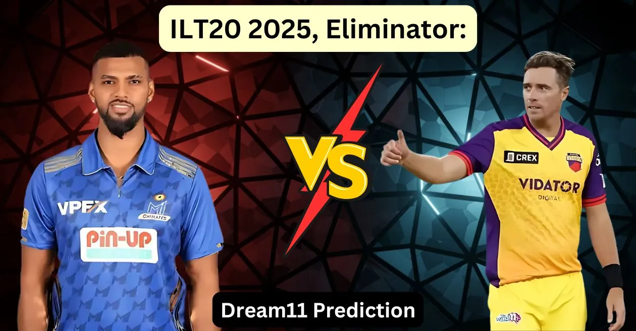 MIE vs SWR, Eliminator: Match Prediction, Dream11 Team, Fantasy Cricket Tips & Pitch Report | MI Emirates vs Sharjah Warriorz