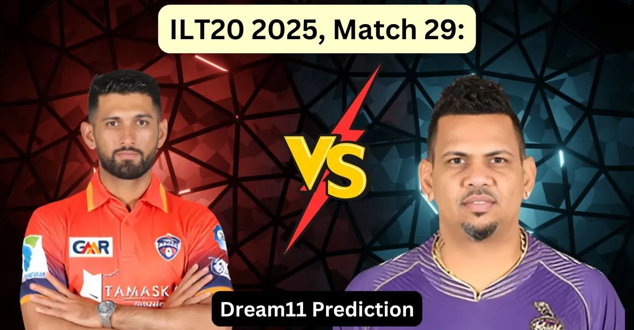 DC vs ADKR, ILT20 2025: Match Prediction, Dream11 Team, Fantasy Cricket Tips & Pitch Report | Dubai Capitals vs Abu Dhabi Knight Riders