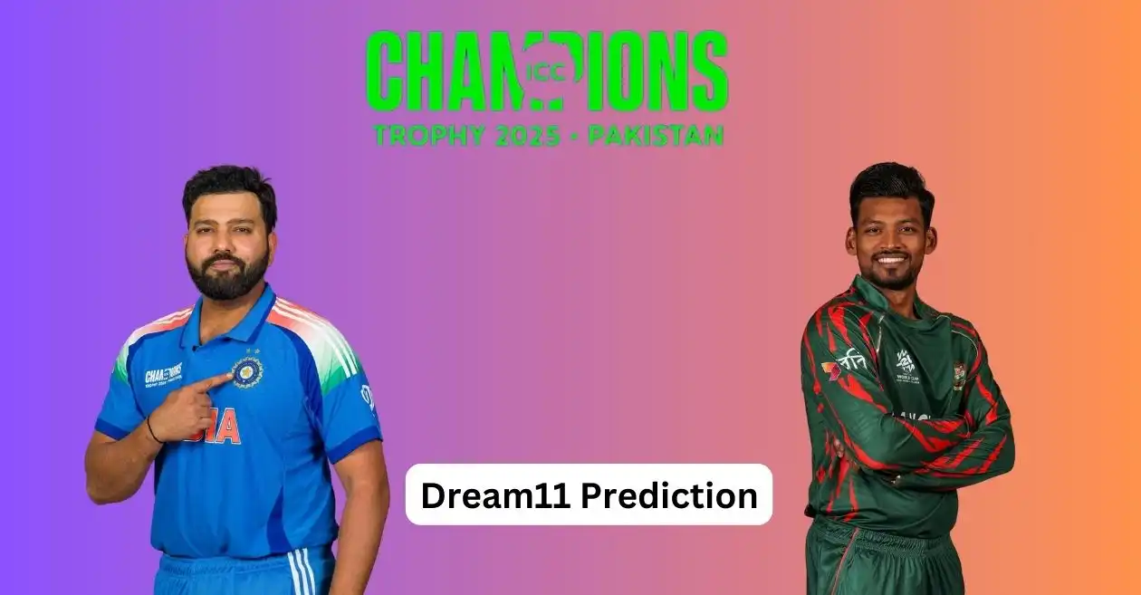 IND vs BAN, ICC Champions Trophy 2025: Match Prediction, Dream11 Team, Fantasy Cricket Tips & Pitch Report | India vs Bangladesh