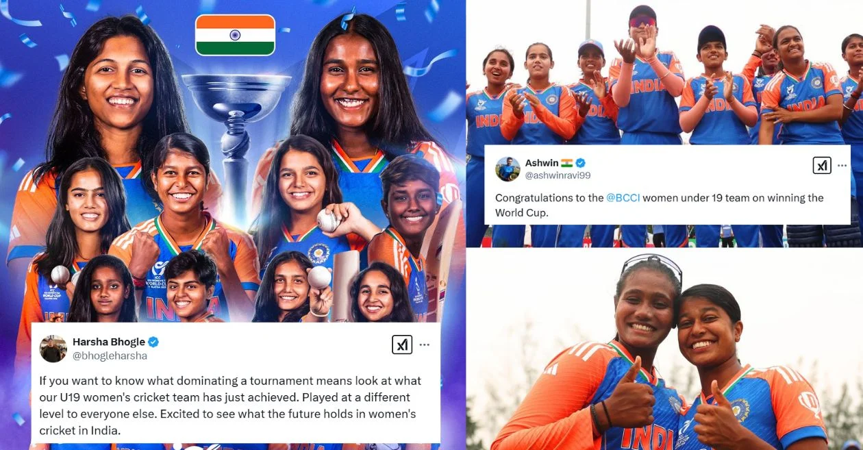 Cricket world erupts as India hammers South Africa to lift the ICC U19 Women’s T20 World Cup 2025