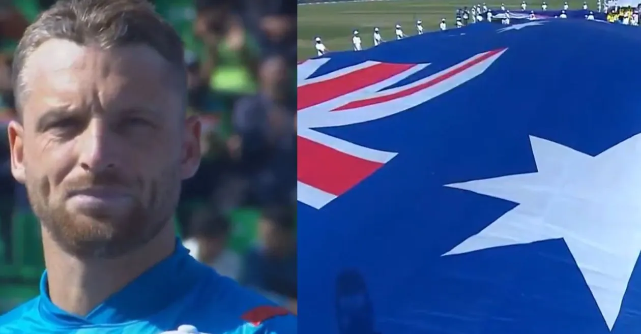 AUS vs ENG [WATCH]: India’s anthem played instead of Australia’s during the Champions Trophy 2025 match in Lahore