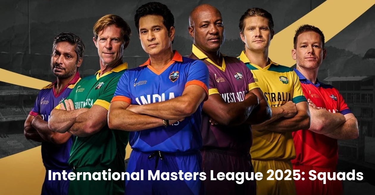 International Masters League (IMLT20) 2025: Complete squads of all six teams