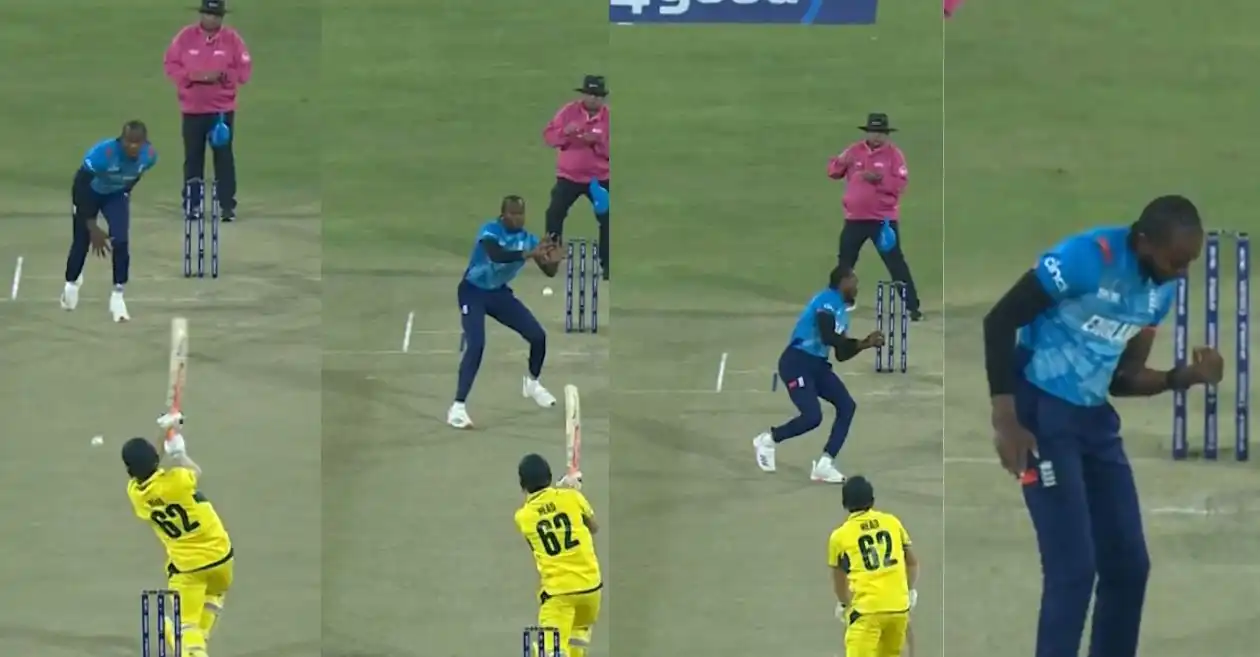 WATCH: Jofra Archer takes a sharp catch to dismiss Travis Head in Champions Trophy 2025 – AUS vs ENG