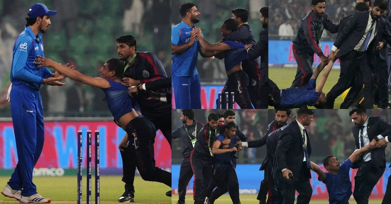 Lahore witnesses security scare as fan runs onto pitch after Afghanistan eliminates England out of the Champions Trophy 2025