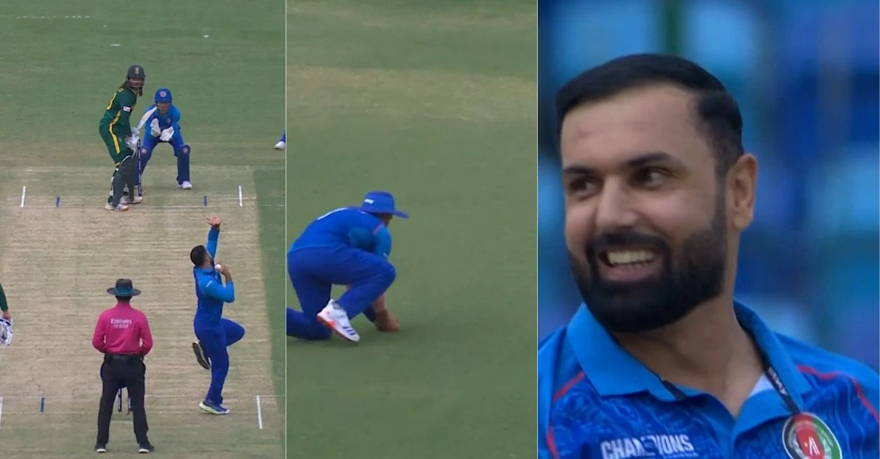 SA vs AFG [WATCH]: Mohammed Nabi’s remarkable delivery marks the end of Tony de Zorzi’s innings in Champions Trophy 2025