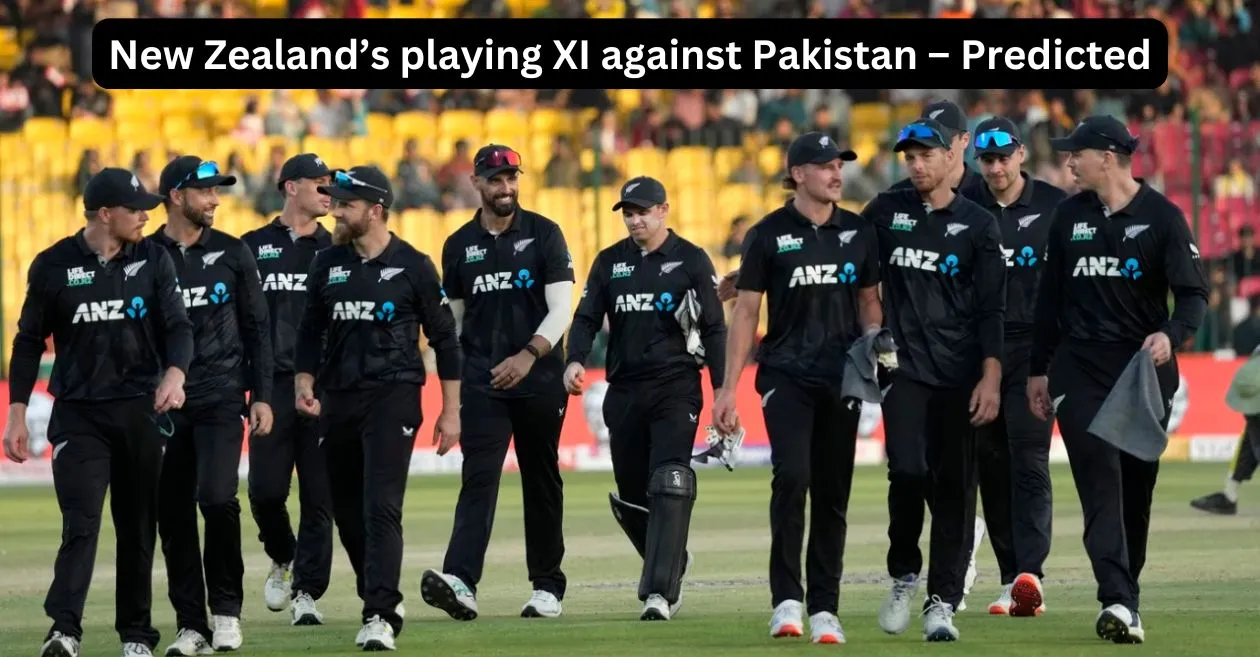 PAK vs NZ: New Zealand’s playing XI for the Champions Trophy 2025 match against Pakistan – Predicted