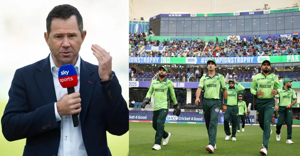 Ricky Ponting reveals key reasons behind Pakistan’s elimination from Champions Trophy 2025