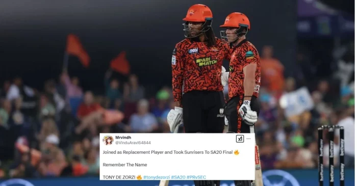 Twitter reactions: Tony de Zorzi seals Sunrisers Eastern Cape’s spot in SA20 2025 final with victory over Paarl Royals