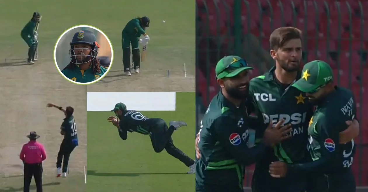 PAK vs SA [WATCH]: Salman Agha takes a sublime catch to dismiss Tony de Zorzi in the ODI tri-series