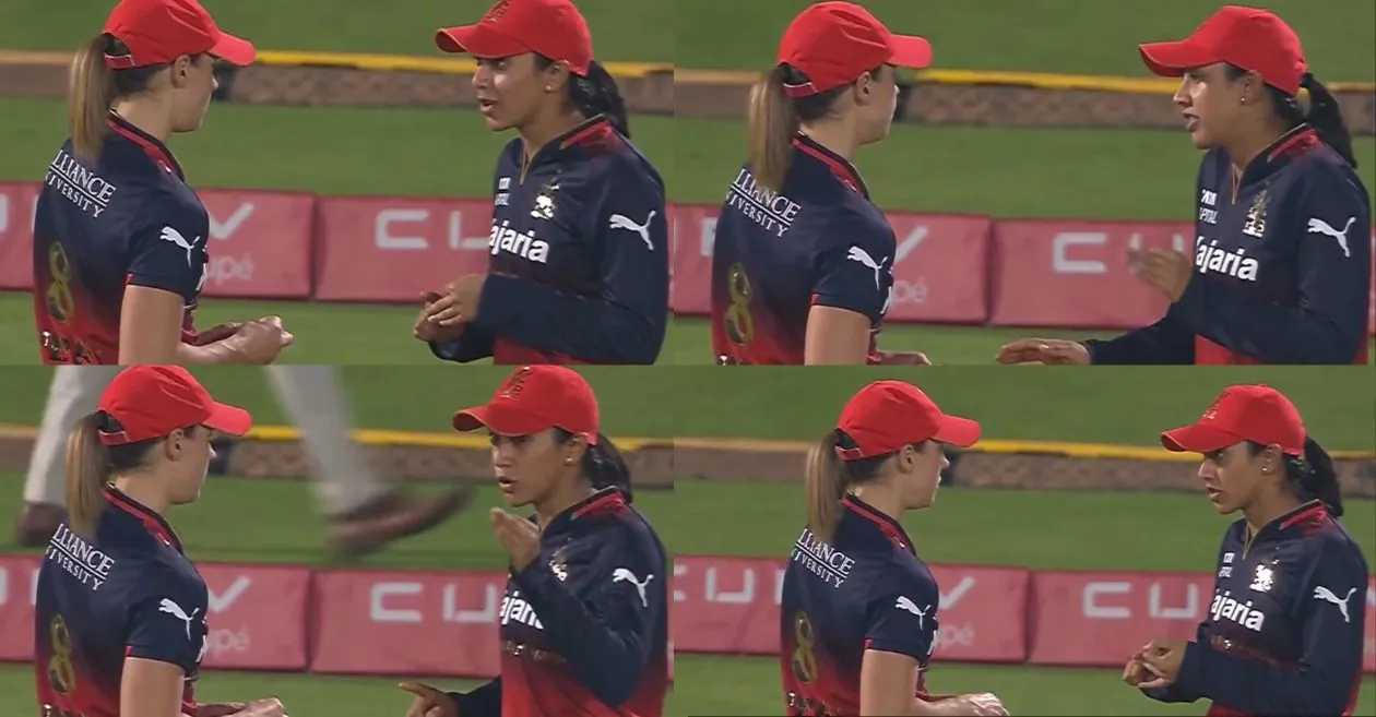 WPL 2025 [WATCH]: Smriti Mandhana and Ellyse Perry’s intense discussion after RCB’s historic win over GG