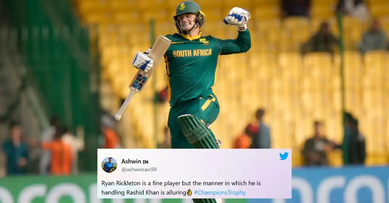 Twitter reactions: Ryan Rickelton’s century leads South Africa to dominant win over Afghanistan in Champions Trophy 2025